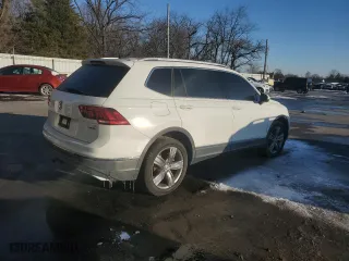 2018 Volkswagen Tiguan SEL Premium with VIN 3VV4B7AXXJM216034, listed as a Copart auction lot 88794165 with 0 mi miles and Salvage Title. Bid and sale history available at carsss.com. Image 3.
