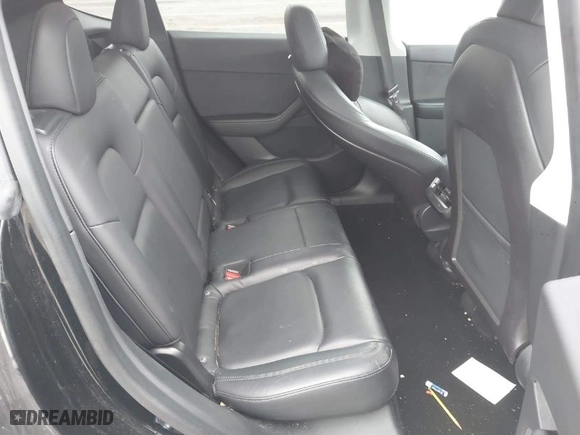 2020 Tesla Model Y Long Range with VIN 5YJYGDEE4LF033826, listed as a IAAI auction lot 41734119 with 131,507 mi miles. Bid and sale history available at carsss.com. Image 8.