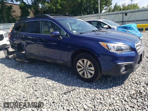 2017 Subaru Outback Premium with VIN 4S4BSAFC0H3311511, listed as a Copart auction lot 61065225 with 144,482 mi miles and Salvage title. Bid and sale history available at DreamBid. Image 4.