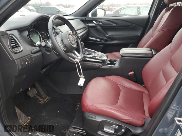 2023 Mazda CX-9 Carbon Edition with VIN JM3TCBDY1P0634256, listed as a Copart auction lot 86912234 with 35,975 mi miles and Salvage Title. Bid and sale history available at carsss.com. Image 7.