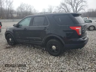 2014 Ford Utility Police Interceptor with VIN 1FM5K8ARXEGA70806, listed as a Copart auction lot 81811304 with 137,051 mi miles and Clean Title. Bid and sale history available at carsss.com. Image 2.