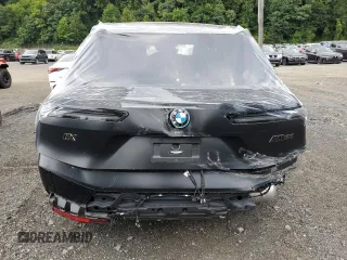 2023 BMW iX M60 with VIN WB533CF0XPCK81841, listed as a Copart auction lot 79402734 with 10,318 mi miles and Salvage Title. Bid and sale history available at carsss.com. Image 6.