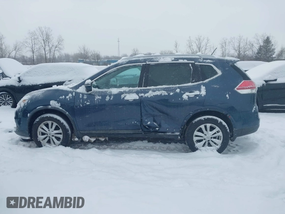 2014 Nissan Rogue S with VIN 5N1AT2MV2EC853126, listed as a IAAI auction lot 41612903 with 118,311 mi miles. Bid and sale history available at carsss.com. Image 14.