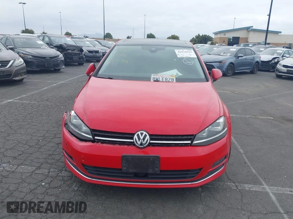 2017 Volkswagen Golf S with VIN 3VW217AU9HM057254, listed as a IAAI auction lot 41934323 with 129,473 mi miles and . Bid and sale history available at DreamBid. Image 12.
