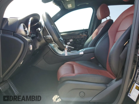 2020 Mercedes-Benz GLC 300 with VIN WDC0G8DB7LF741618, listed as a Copart auction lot 60753135 with 59,720 mi miles and Salvage title. Bid and sale history available at DreamBid. Image 7.