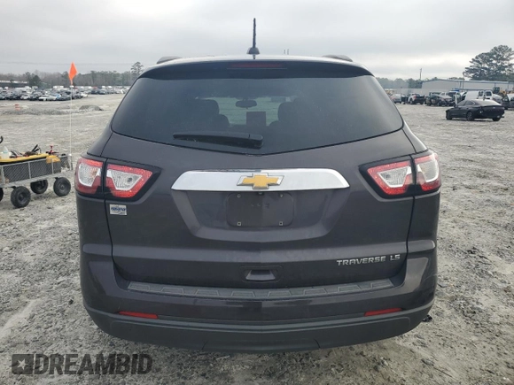 2016 Chevrolet Traverse LS with VIN 1GNKRFEDXGJ268692, listed as a Copart auction lot 44037995 with 168,403 mi miles and Salvage Title. Bid and sale history available at carsss.com. Image 6.