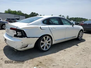 2017 Volvo S90 Inscription с VIN YV1A22ML1H1008574, выставлен на аукционе Copart как лот 57161975 с пробегом 65 414 миль миль и Списание • Salvage title. История ставок и продаж доступна на DreamBid. Изображение 3.