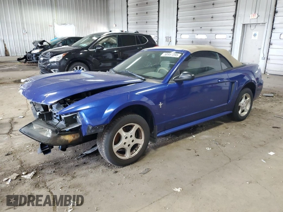 2002 Ford Mustang Deluxe with VIN 1FAFP44442F206292, listed as a Copart auction lot 58987095 with 115,245 mi miles and Non repairable. Bid and sale history available at DreamBid. Image 1.