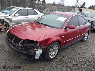 2002 Volkswagen Passat GLS with VIN WVWPD63B32P447516, listed as a IAAI auction lot 41643127 with 198,317 mi miles. Bid and sale history available at carsss.com. Image 15.