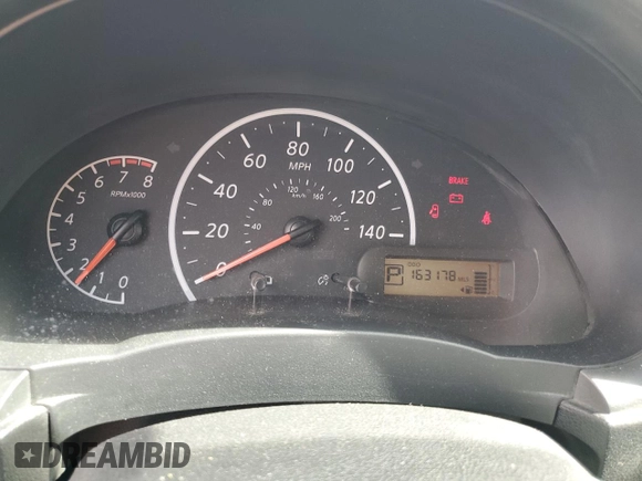 2015 Nissan Versa SV with VIN 3N1CN7AP3FL802351, listed as a Copart auction lot 55432105 with 163,178 mi miles and Clean Title. Bid and sale history available at carsss.com. Image 9.