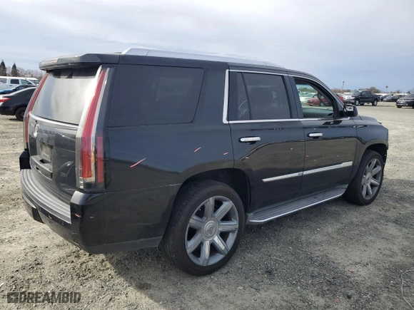 2015 Cadillac Escalade Luxury with VIN 1GYS4BKJ1FR226741, listed as a Copart auction lot 45739215 with 118,531 mi miles and Salvage Title. Bid and sale history available at carsss.com. Image 3.