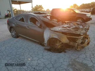 2014 Kia Cadenza Premium with VIN KNALN4D72E5124243, listed as a Copart auction lot 65836794 with 0 mi miles and Non Repairable. Bid and sale history available at carsss.com. Image 4.