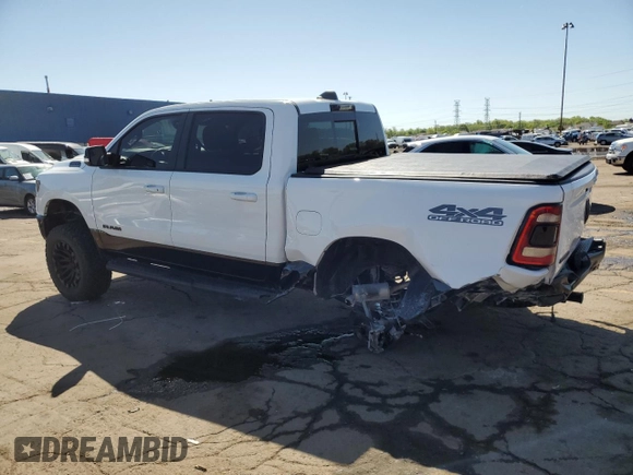 2022 Ram 1500 Big Horn with VIN 1C6SRFFT1NN320531, listed as a Copart auction lot 57347105 with 19,683 mi miles and Clean title. Bid and sale history available at DreamBid. Image 2.
