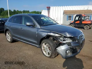 2013 Audi Q5 Premium Plus with VIN WA1LFAFP2DA011162, listed as a Copart auction lot 65136425 with 105,721 mi miles and Salvage title. Bid and sale history available at DreamBid. Image 4.