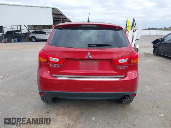 2014 Mitsubishi Outlander Sport ES with VIN 4A4AP3AU3EE026579, listed as a IAAI auction lot 41833606 with 104,583 mi miles. Bid and sale history available at carsss.com. Image 16.