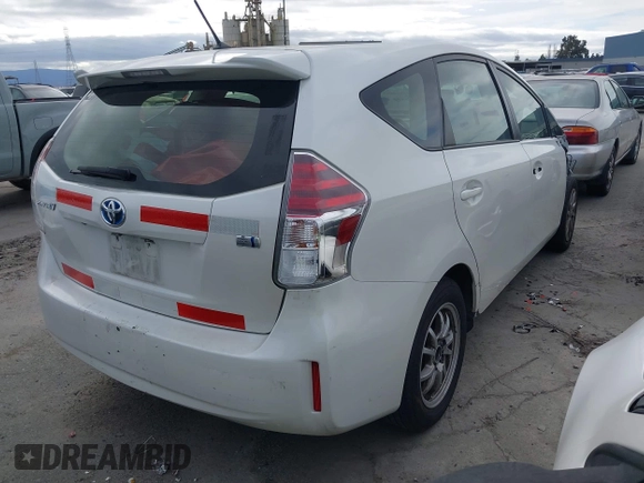 2017 Toyota Prius v Two with VIN JTDZN3EU4HJ066269, listed as a IAAI auction lot 41648895 with 130,727 mi miles. Bid and sale history available at carsss.com. Image 4.