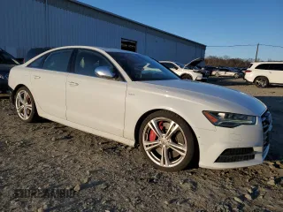 2018 Audi S6 Premium Plus with VIN WAUFFAFC0JN090591, listed as a Copart auction lot 43945105 with 123,155 mi miles and Salvage Title. Bid and sale history available at carsss.com. Image 4.