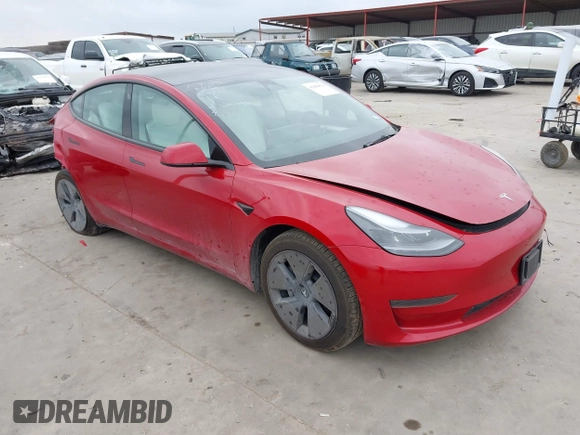 2023 Tesla Model 3 z VIN 5YJ3E1EA4PF384642, wystawiony jako IAAI lot #41496074 z przebiegiem 10 860 mil mil oraz . Historia ofert i sprzedaży dostępna na DreamBid. Obrazek 1.