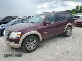 2007 Ford Explorer Eddie Bauer с VIN 1FMEU74E67UB17329, выставлен на аукционе Copart как лот 64646265 с пробегом 226 623 миль миль и Чистый • Clean title. История ставок и продаж доступна на DreamBid. Изображение 1.