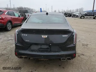 2021 Cadillac CT4 V-Series with VIN 1G6DH5RL5M0115965, listed as a Copart auction lot 44905365 with 56,926 mi miles and Salvage Title. Bid and sale history available at carsss.com. Image 6.