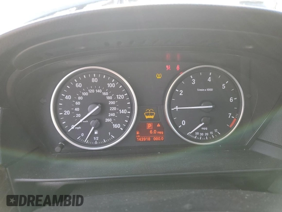 2008 BMW 5 Series 528i with VIN WBANU53588CT12038, listed as a Copart auction lot 48706625 with 143,918 mi miles and Salvage Title. Bid and sale history available at carsss.com. Image 9.