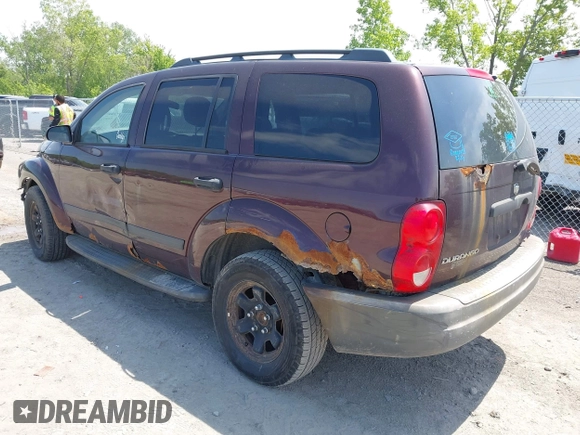 2005 Dodge Durango SXT with VIN 1D4HB38N15F574886, listed as a IAAI auction lot 42274183 with 224,122 mi miles and . Bid and sale history available at DreamBid. Image 3.