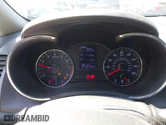2016 Kia Forte 5-Door LX with VIN KNAFK5A81G5654585, listed as a IAAI auction lot 42103861 with 201,547 mi miles. Bid and sale history available at carsss.com. Image 7.