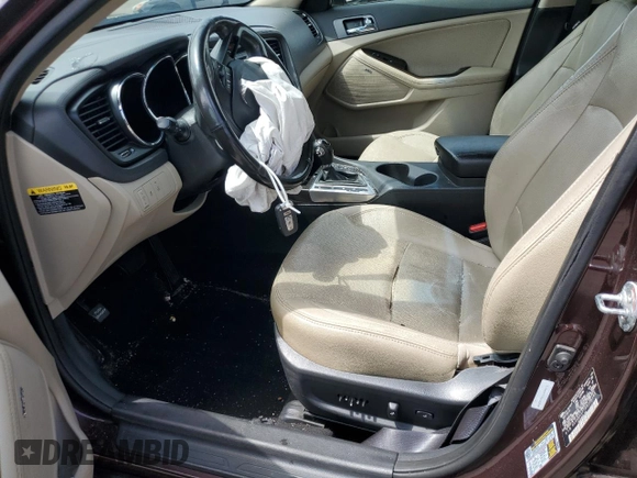 2013 Kia Optima EX with VIN 5XXGN4A77DG126248, listed as a Copart auction lot 63496335 with 149,848 mi miles and Salvage title. Bid and sale history available at DreamBid. Image 7.
