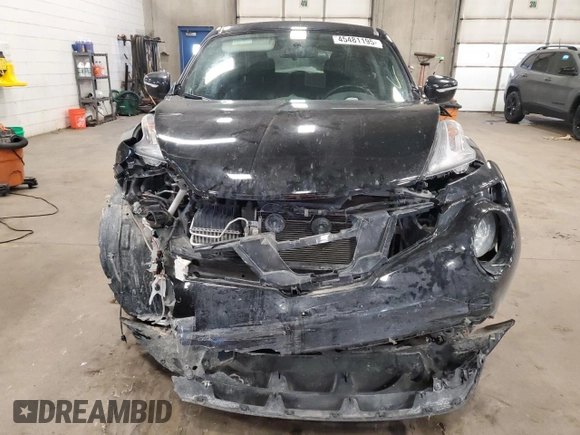 2017 Nissan Juke SL with VIN JN8AF5MV2HT752464, listed as a Copart auction lot 45481195 with 91,573 mi miles and Salvage Title. Bid and sale history available at DreamBid. Image 5.