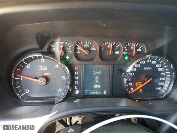 2019 Chevrolet Silverado 1500 LD Custom with VIN 2GCRCMEC9K1230071, listed as a Copart auction lot 50699605 with 101,099 mi miles and Salvage Title. Bid and sale history available at carsss.com. Image 9.