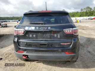 2018 Jeep Compass Trailhawk с VIN 3C4NJDDB6JT401899, выставлен на аукционе Copart как лот 56569645 с пробегом 124 062 миль миль и Списание • Salvage title. История ставок и продаж доступна на DreamBid. Изображение 6.