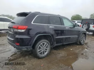 2020 Jeep Grand Cherokee Limited with VIN 1C4RJFBG4LC237921, listed as a Copart auction lot 60778655 with 128,281 mi miles and Salvage title. Bid and sale history available at DreamBid. Image 3.