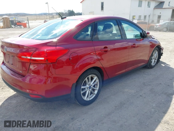 2016 Ford Focus SE with VIN 1FADP3F29GL206987, listed as a IAAI auction lot 41684013 with 92,889 mi miles. Bid and sale history available at carsss.com. Image 4.