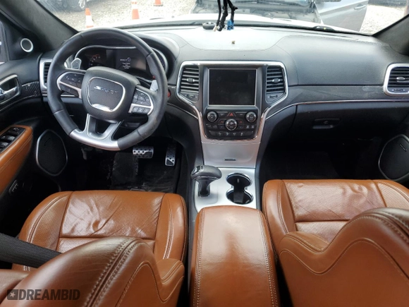2015 Jeep Grand Cherokee SRT with VIN 1C4RJFDJ3FC918942, listed as a Copart auction lot 52078175 with 115,964 mi miles and Salvage Title. Bid and sale history available at carsss.com. Image 8.