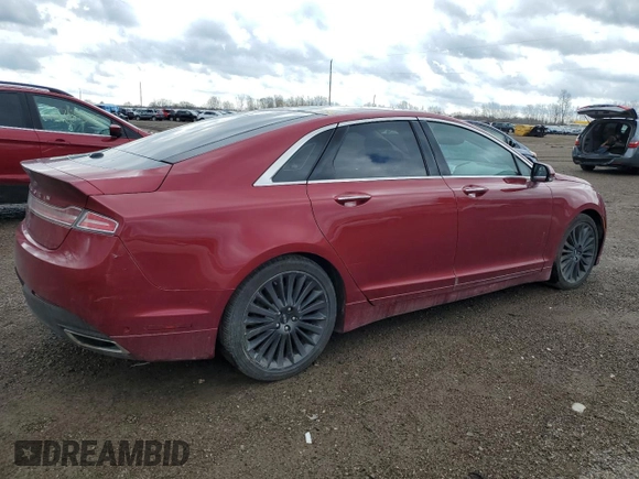 2013 Lincoln MKZ with VIN 3LN6L2JK4DR806504, listed as a Copart auction lot 53734515 with 127,112 mi miles and Clean Title. Bid and sale history available at carsss.com. Image 3.