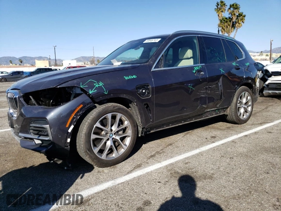 2022 BMW X5 xDrive45e with VIN 5UXTA6C08N9L26722, listed as a Copart auction lot 39546743 with 9,304 mi miles. Bid and sale history available at carsss.com. Image 1.