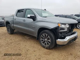 2023 Chevrolet Silverado 1500 LT with VIN 2GCPACED4P1153813, listed as a Copart auction lot 44758635 with 33,784 mi miles and Salvage Title. Bid and sale history available at DreamBid. Image 4.