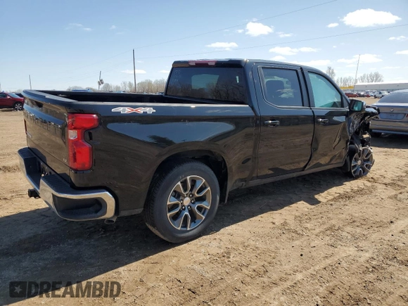 2024 Chevrolet Silverado 1500 LT with VIN 3GCPDKEK5RG446369, listed as a Copart auction lot 50154785 with 2,882 mi miles and Salvage Title. Bid and sale history available at carsss.com. Image 3.