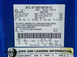 2014 Ford F-150 XL z VIN 1FTFW1ET9EFA47842, wystawiony jako IAAI lot #42475278 z przebiegiem 57 266 mil mil oraz . Historia ofert i sprzedaży dostępna na DreamBid. Obrazek 9.