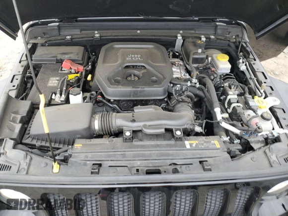 2023 Jeep Wrangler Sport S with VIN 1C4HJXDN1PW596242, listed as a Copart auction lot 82020314 with 30,061 mi miles and Salvage title. Bid and sale history available at DreamBid. Image 12.