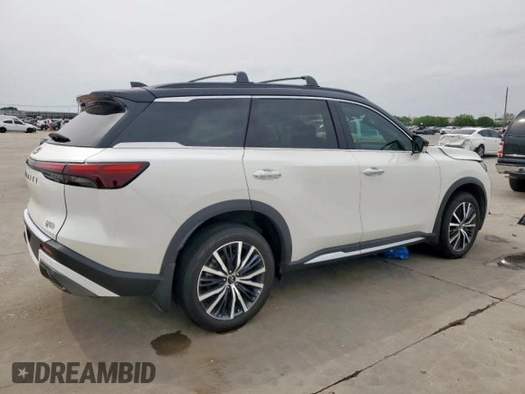 2024 Infiniti QX60 Autograph with VIN 5N1DL1HT3RC339999, listed as a Copart auction lot 53827615 with 16,641 mi miles and Clean title. Bid and sale history available at DreamBid. Image 3.