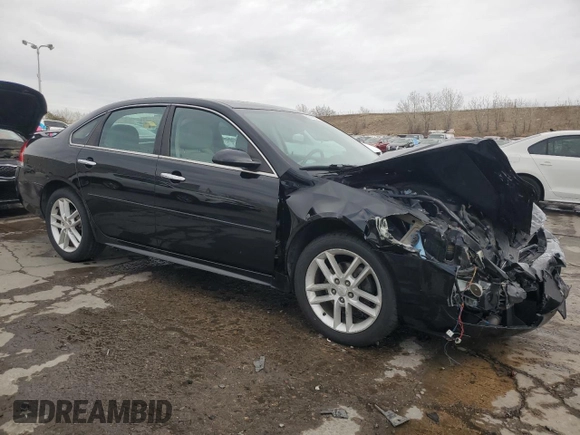 2013 Chevrolet Impala LTZ with VIN 2G1WC5E31D1218873, listed as a Copart auction lot 50394665 with 101,996 mi miles and Salvage Title. Bid and sale history available at DreamBid. Image 4.
