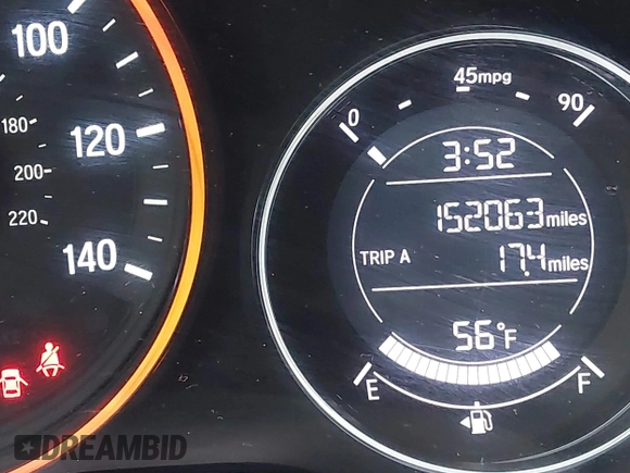 2018 Honda HR-V EX-L Navi with VIN 3CZRU6H79JM710359, listed as a IAAI auction lot 41656637 with 152,063 mi miles. Bid and sale history available at carsss.com. Image 15.
