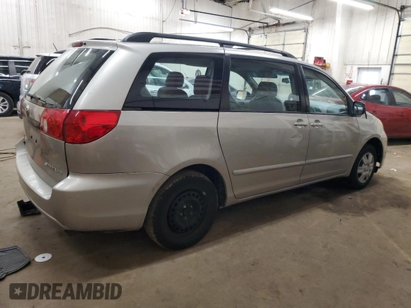 2006 Toyota Sienna CE with VIN 5TDZA23C16S463003, listed as a Copart auction lot 54897025 with 169,400 mi miles and Salvage Title. Bid and sale history available at carsss.com. Image 3.