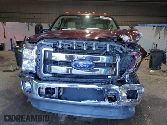 2016 Ford Super Duty F-250 SRW XLT with VIN 1FT7X2B62GED44059, listed as a Copart auction lot 42031095 with 87,299 mi miles and Salvage Title. Bid and sale history available at carsss.com. Image 5.