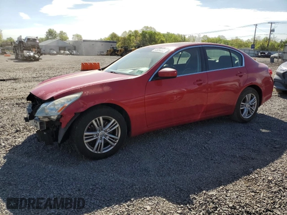 2013 Infiniti G37 x with VIN JN1CV6AR7DM351231, listed as a Copart auction lot 54956005 with 181,784 mi miles and Salvage Title. Bid and sale history available at carsss.com. Image 1.