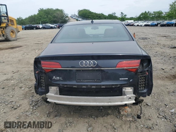 2016 Audi A8 3.0T with VIN WAU34AFD9GN009551, listed as a Copart auction lot 56460955 with 70,246 mi miles and Salvage title. Bid and sale history available at DreamBid. Image 6.