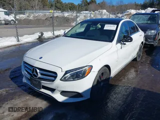 2016 Mercedes-Benz C with VIN 55SWF4KB2GU160423, listed as a IAAI auction lot 41690331 with 94,494 mi miles. Bid and sale history available at carsss.com. Image 2.