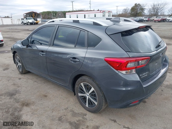 2023 Subaru Impreza Premium with VIN 4S3GTAD67P3712122, listed as a IAAI auction lot 41726075 with 15,169 mi miles. Bid and sale history available at carsss.com. Image 3.