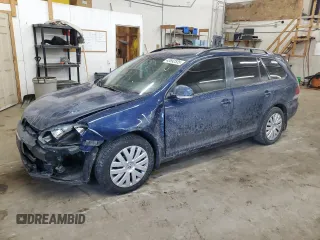 2013 Volkswagen Jetta SportWagen S with VIN 3VWKX7AJXDM676024, listed as a Copart auction lot 43692535 with 143,099 mi miles and Salvage Title. Bid and sale history available at carsss.com. Image 1.